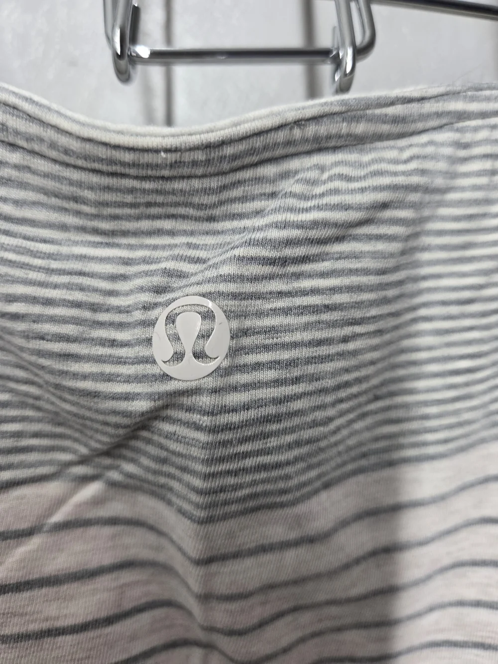 Lululemon Breezy Skirt Heathered oatmeal stripe reversible